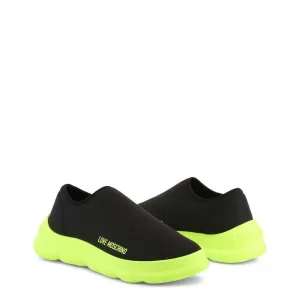 Green Slip-On Sneakers