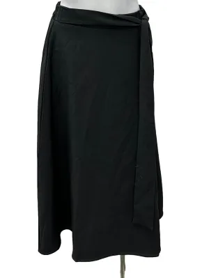 Grey A-Line Knee Length Skirt