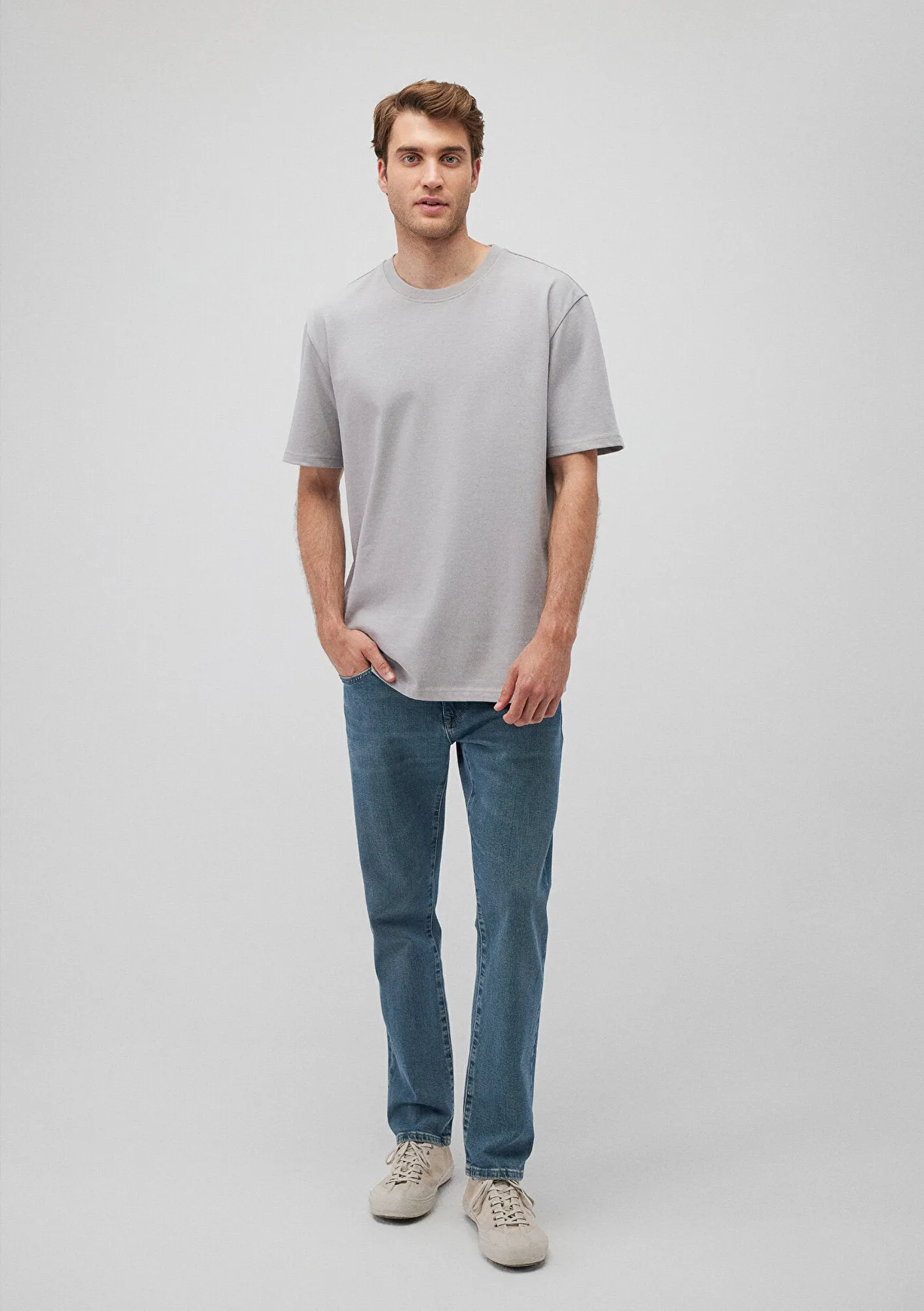 Grey Basic T-Shirt