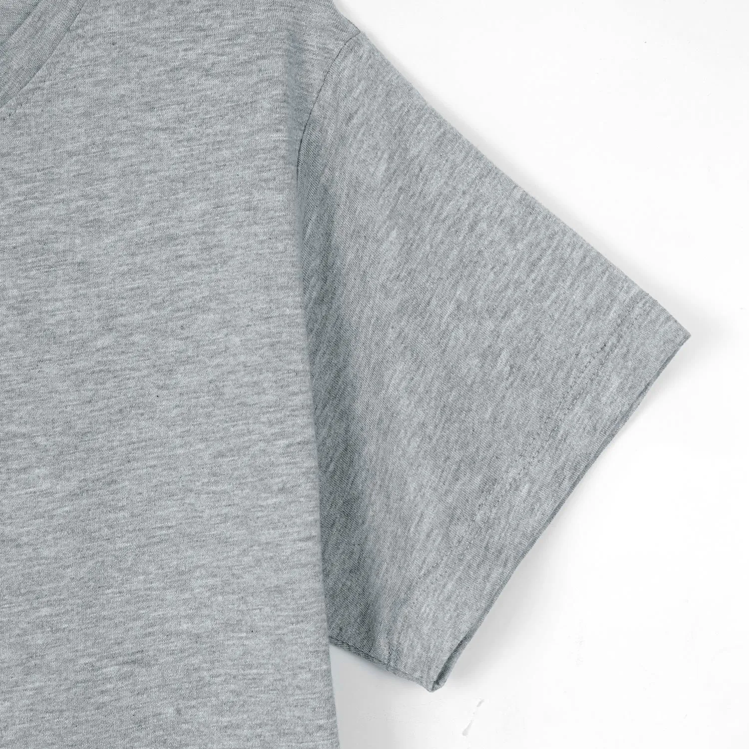 Grey color basic tee for Women