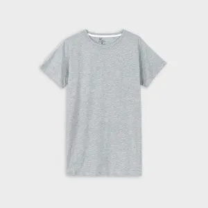 Grey color basic tee for Women