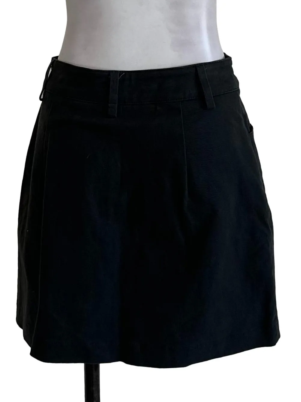 Grey Denim Skirt