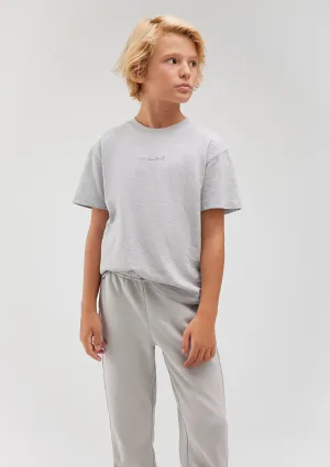 Grey Organic Cotton Basic T-Shirt