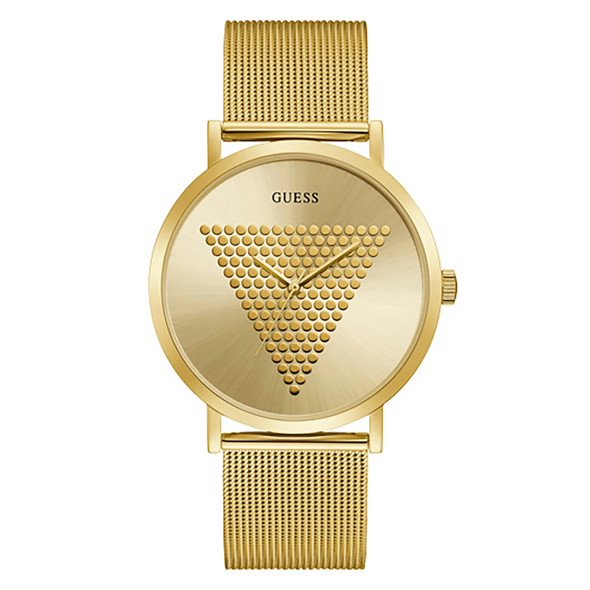 Guess Men's Watch Gold Tone Case Quartz