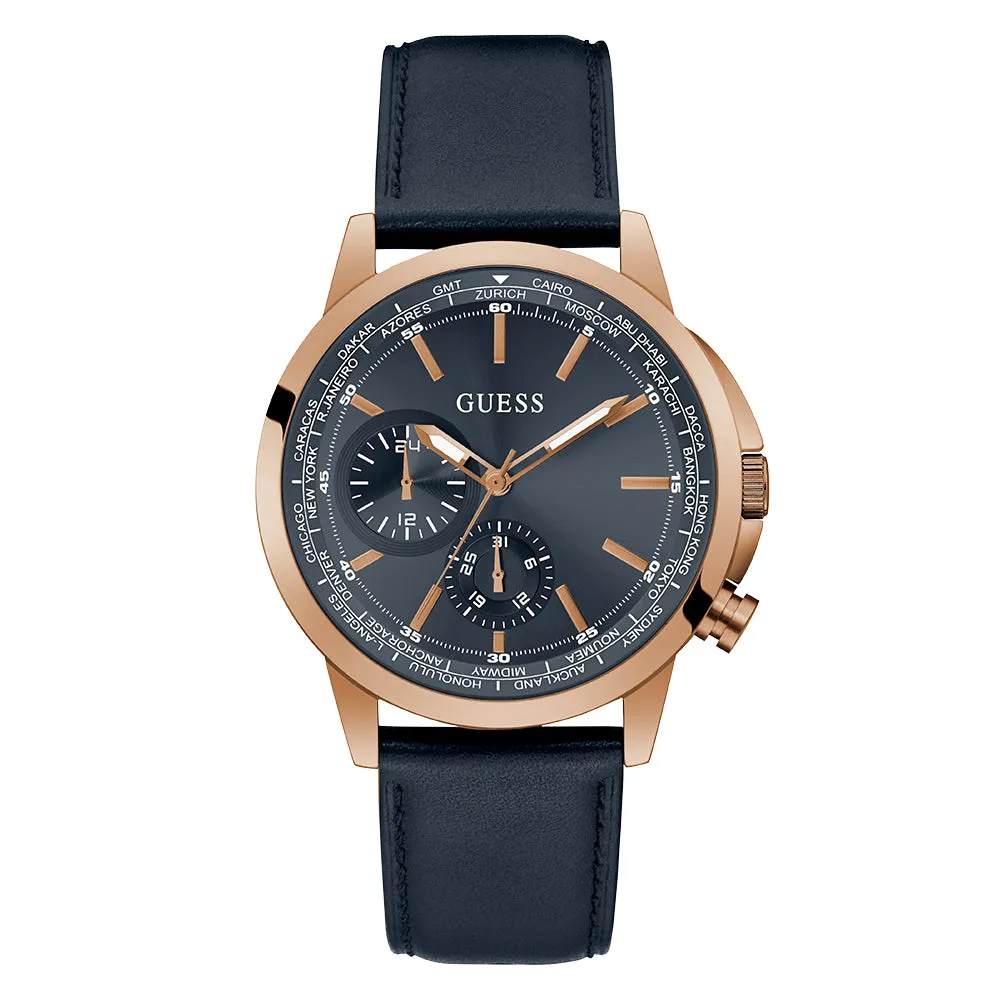 Guess Men's Watch Rose Gold Tone Case Quartz
