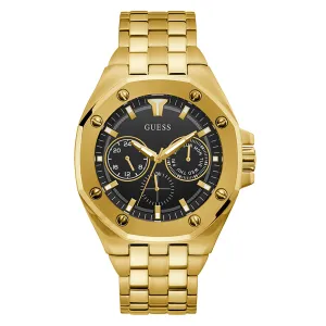 Guess Men's Watch Yellow Gold Tone Case Quartz