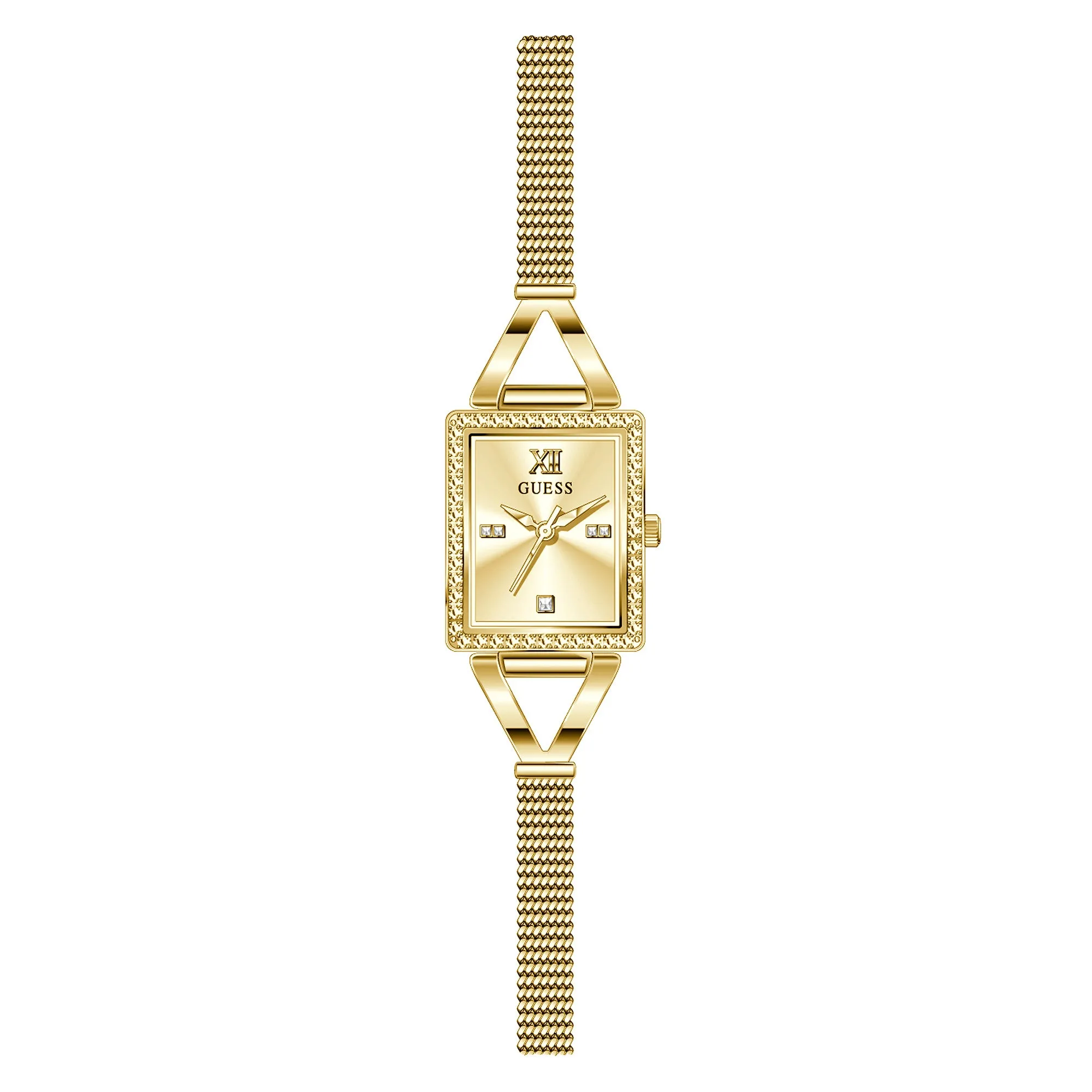 Guess Women's Watch Gold Tone Case Quartz