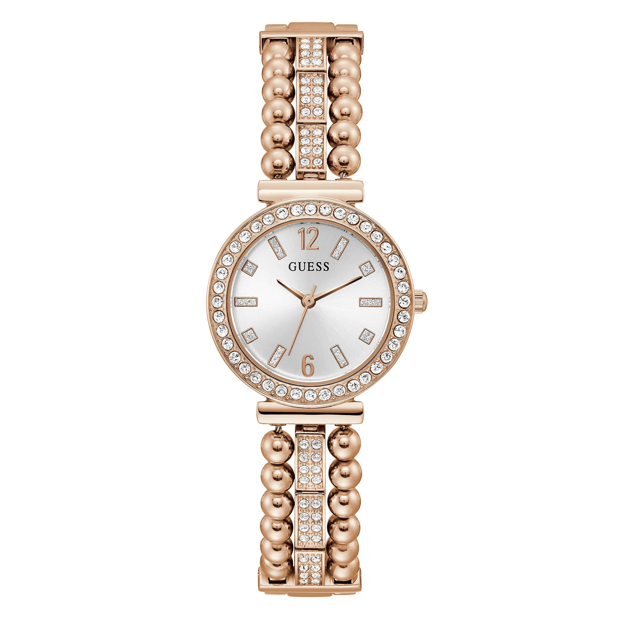 Guess Women's Watch Rose Gold Tone Case Quartz