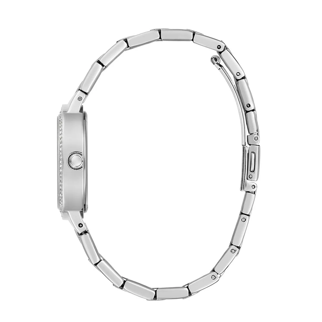Guess Women's Watch Silver Tone Case Quartz