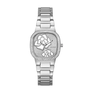 Guess Women's Watch Silver Tone Case Quartz