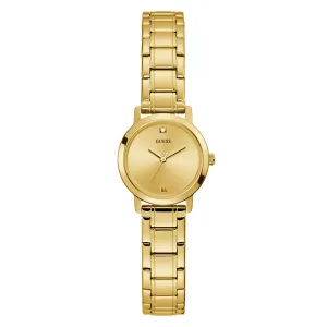 Guess Women's Watch Yellow Gold Tone Case Quartz