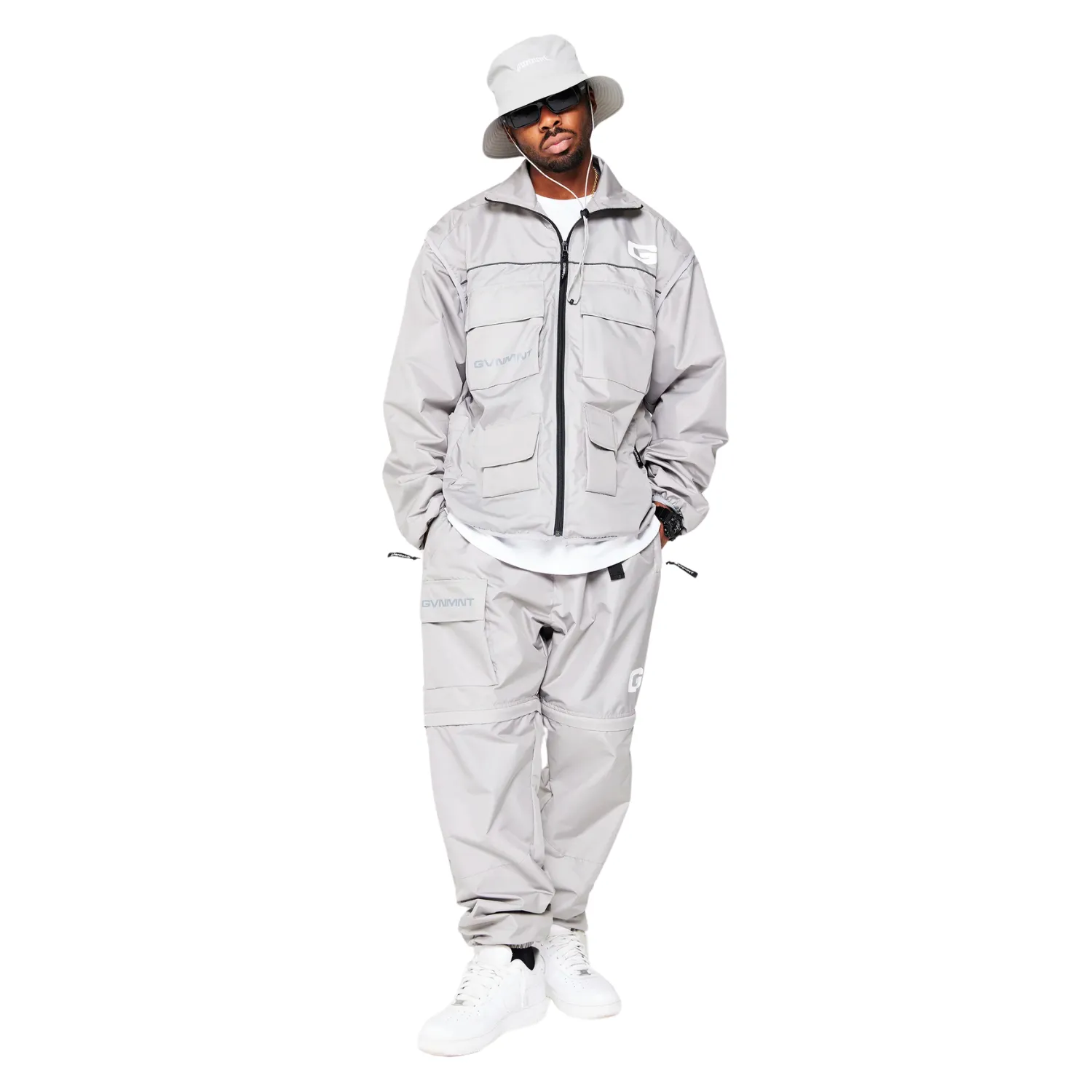 GVNMNT Clothing Co Hardwear Lower 2 in 1 Bottoms | Grey