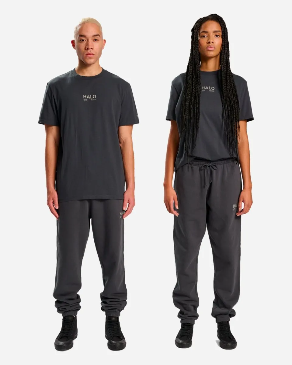 Halo Cotton T-Shirt - Ebony