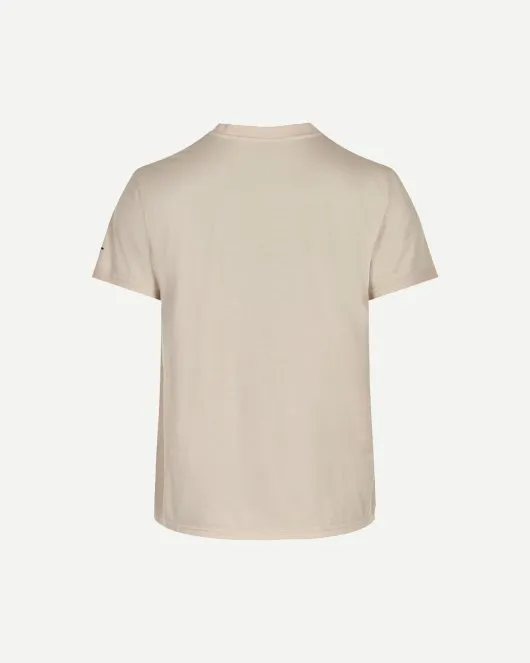Halo Cotton Tee - Pumice Stone