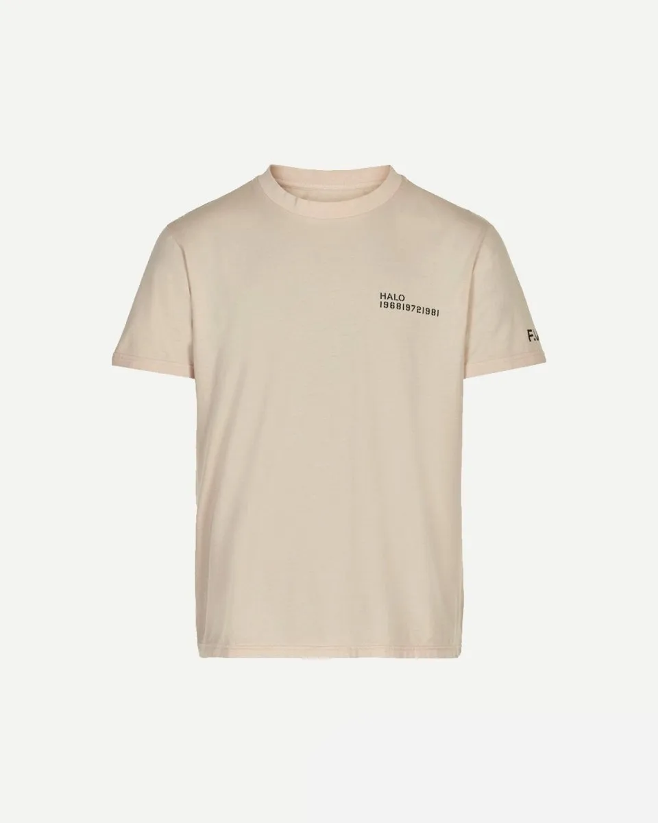 Halo Cotton Tee - Pumice Stone