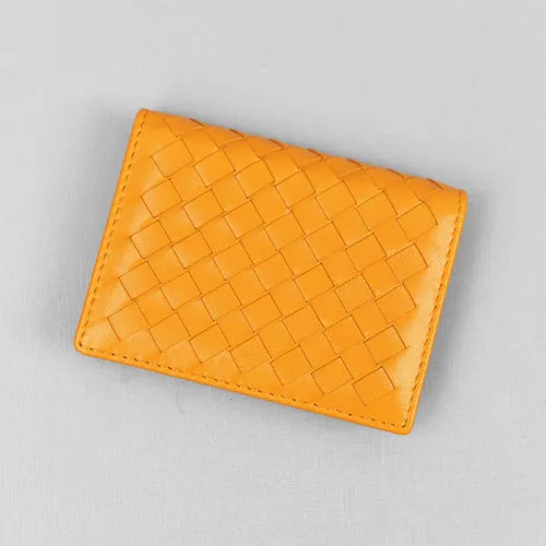 Handwoven Leather Cardholder