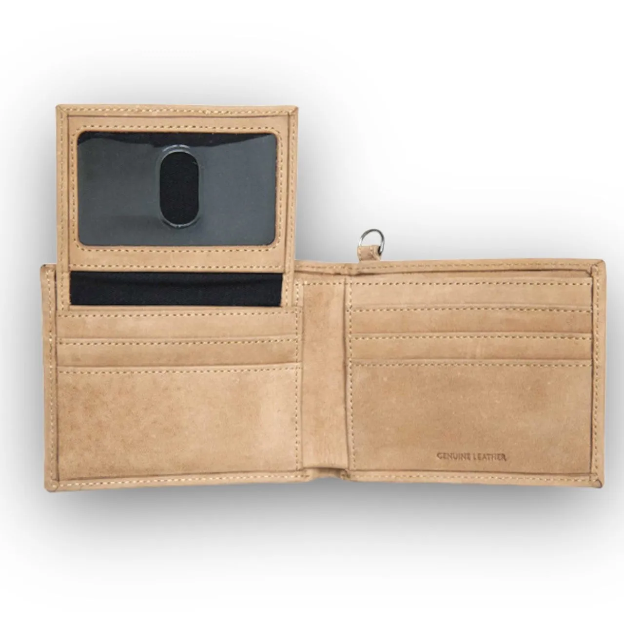 Harley-Davidson® Men's Eagle B&S Bi-Fold Genuine Leather RFID Wallet