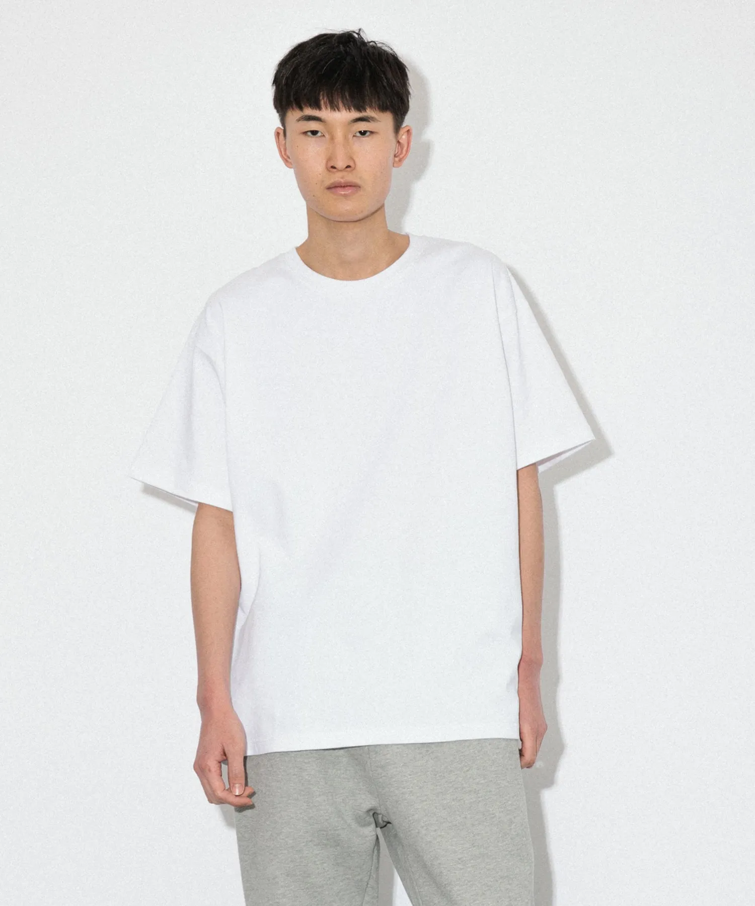Heavy Crewneck T-Shirt "WHITE"