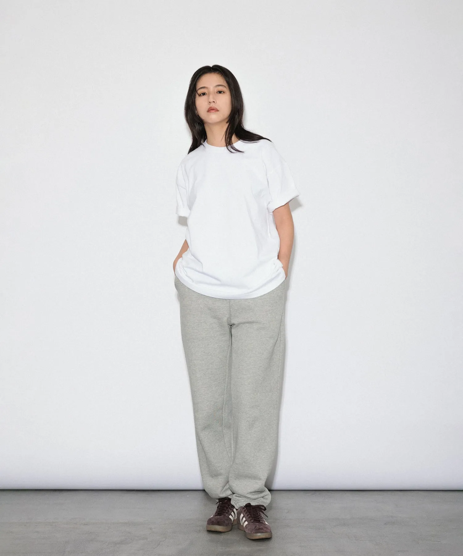 Heavy Crewneck T-Shirt "WHITE"