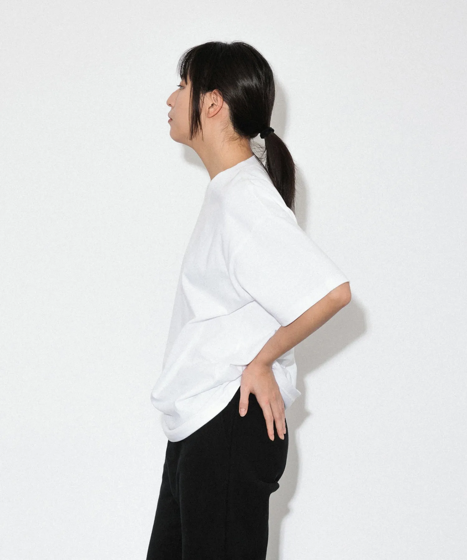 Heavy Crewneck T-Shirt "WHITE"
