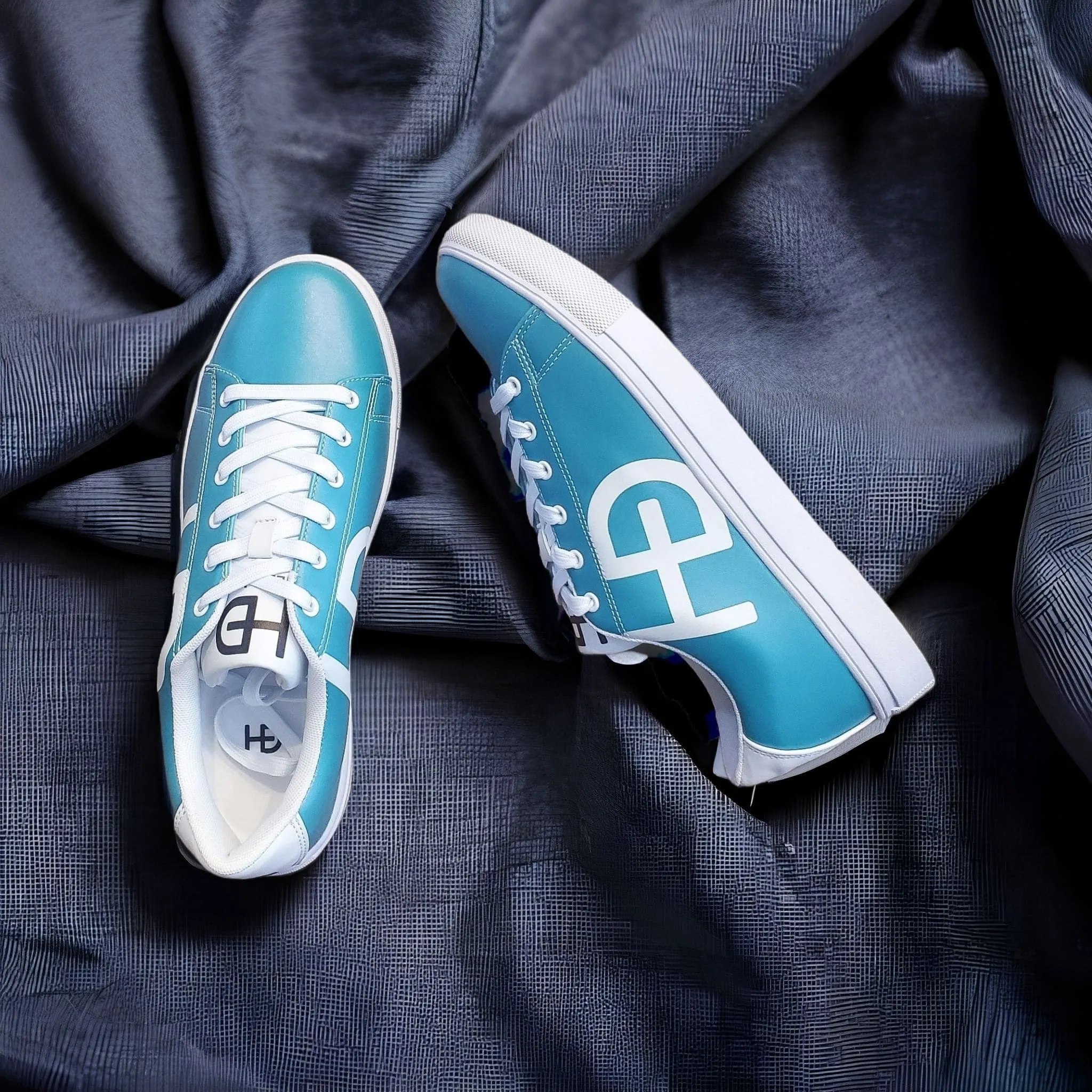 HEED NYC TIffany Blue Men's Vegan Leather Sneaker
