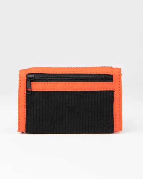 Hell Bent Cord Tri-Fold Wallet - Black