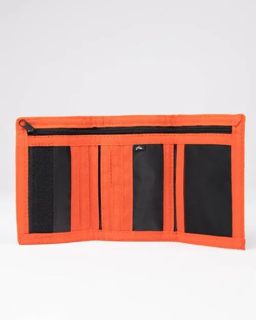 Hell Bent Cord Tri-Fold Wallet - Black