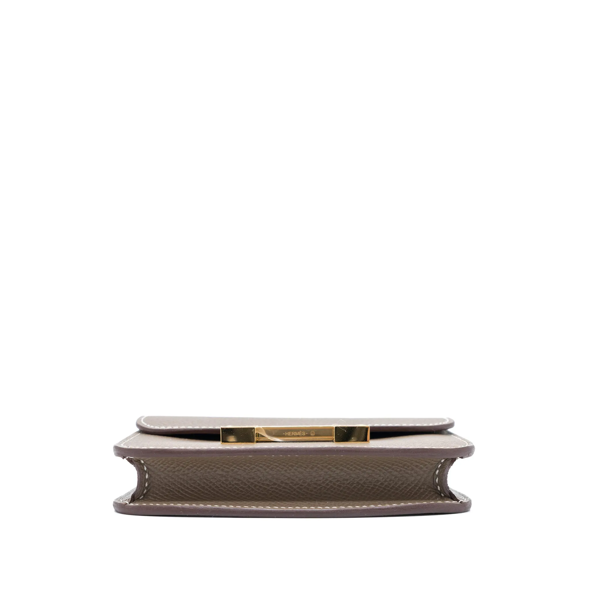 Hermes Constance Slim Epsom Etoupe GHW Stamp U