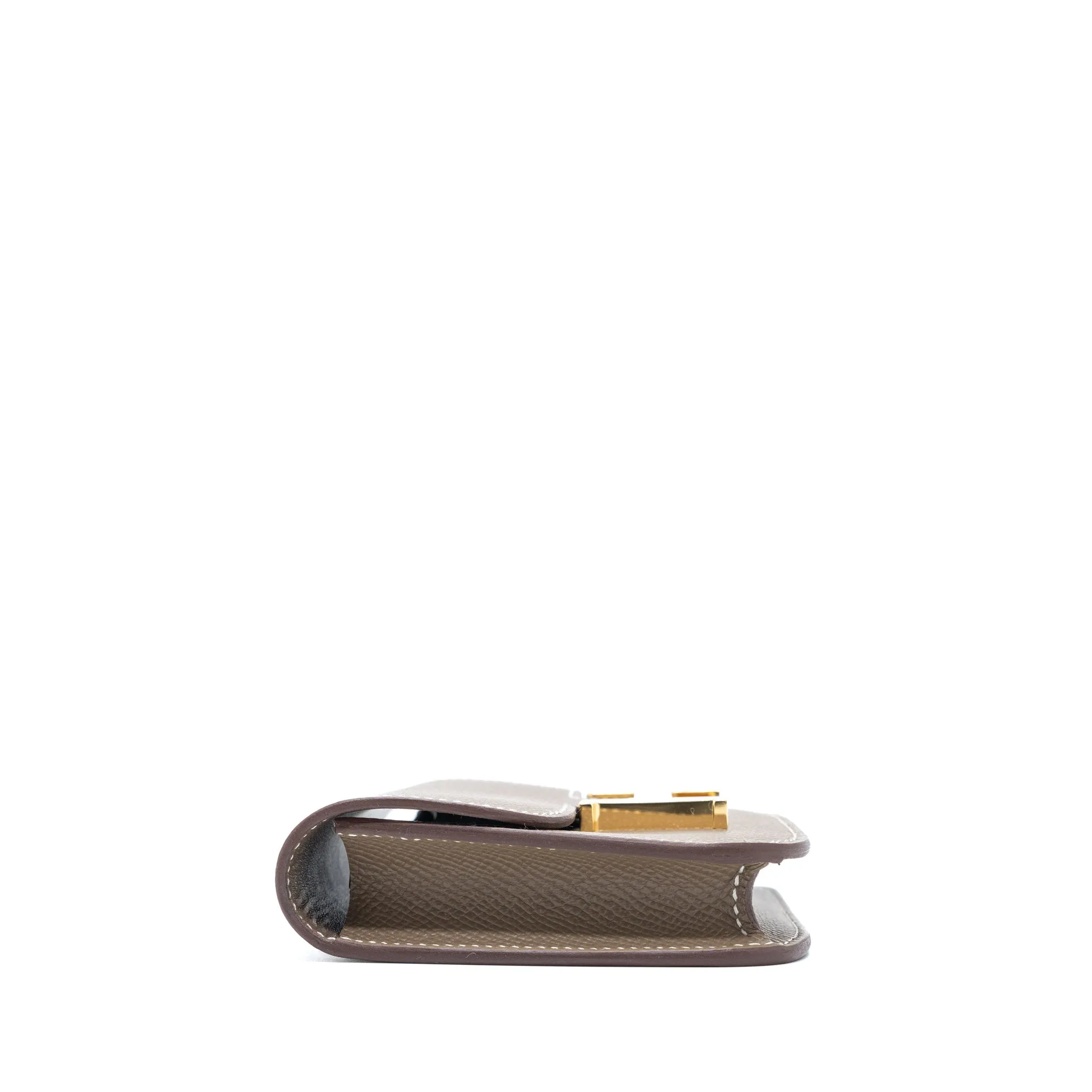 Hermes Constance Slim Epsom Etoupe GHW Stamp U