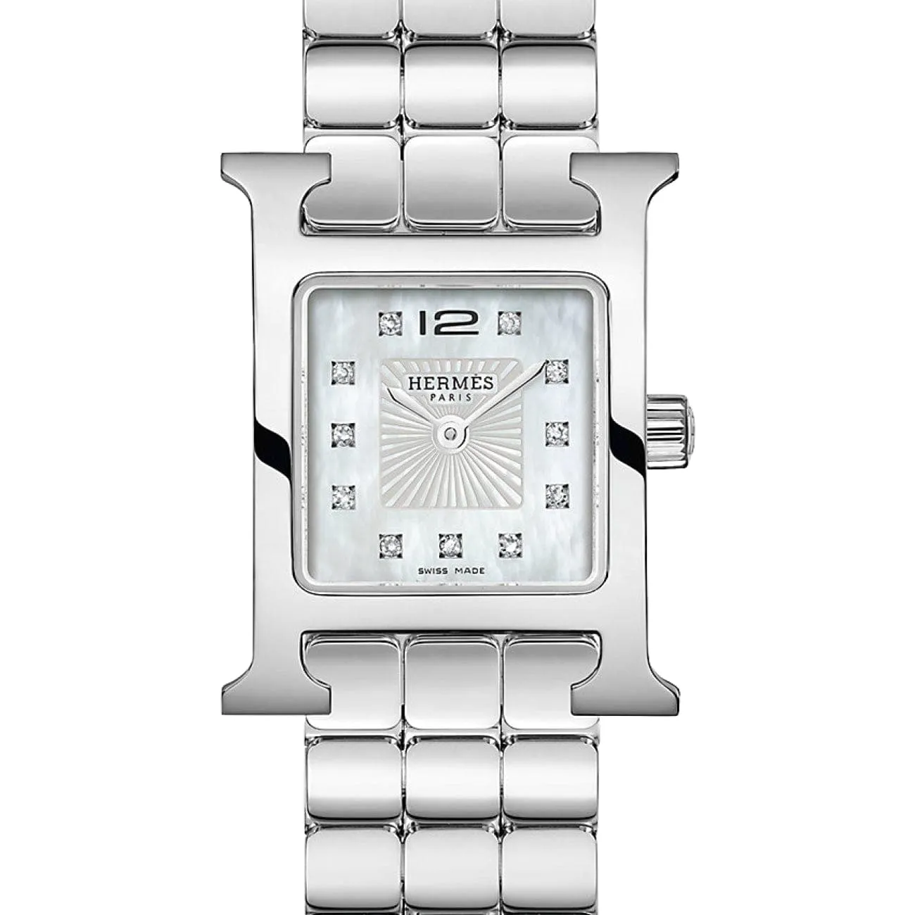 Hermès HEURE H WATCH, 17.2 x 17.2 mm