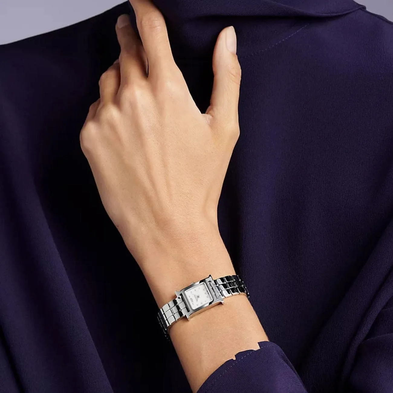 Hermès HEURE H WATCH, 17.2 x 17.2 mm