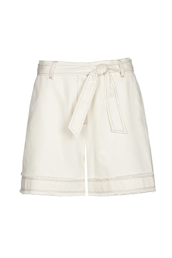 HIGH WAIST COTTON SHORTS