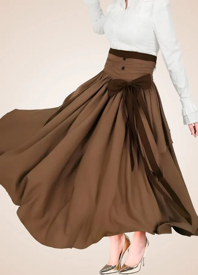 High Waist Victorian Skirt