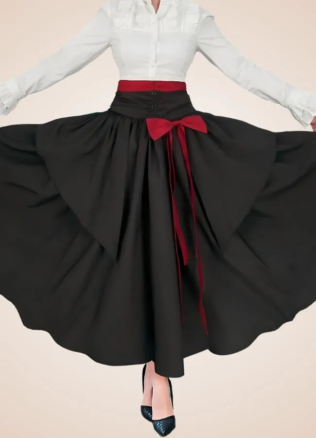 High Waist Victorian Skirt