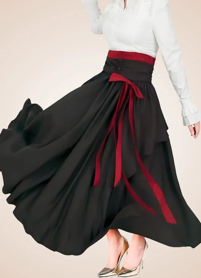 High Waist Victorian Skirt