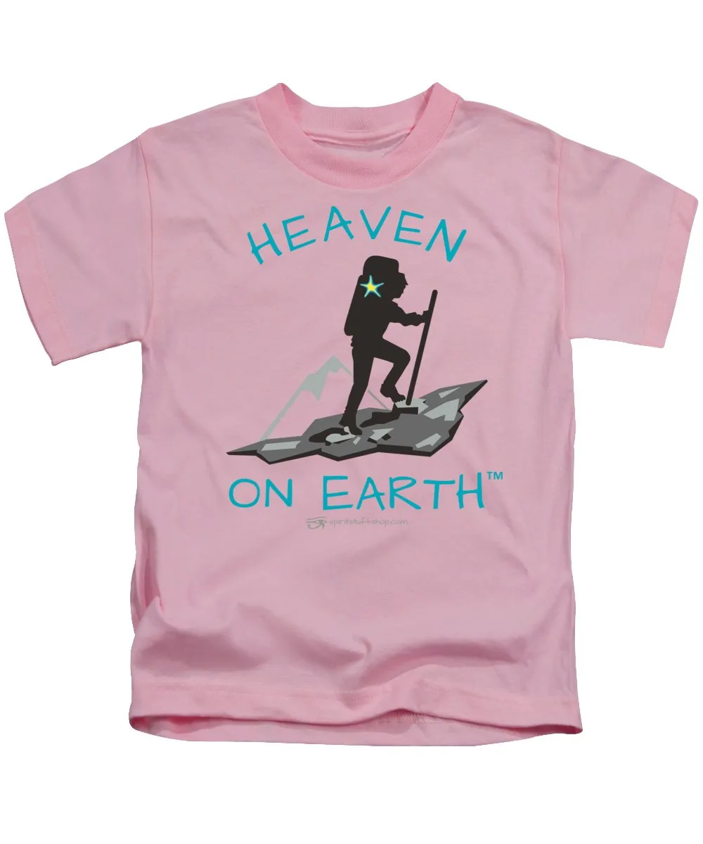 Hiker Heaven On Earth - Kids T-Shirt