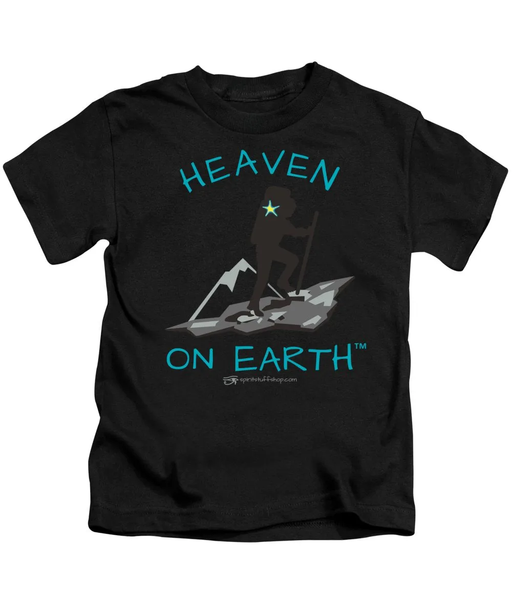 Hiker Heaven On Earth - Kids T-Shirt
