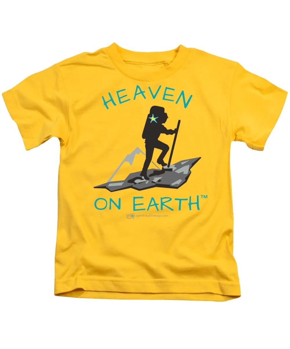 Hiker Heaven On Earth - Kids T-Shirt