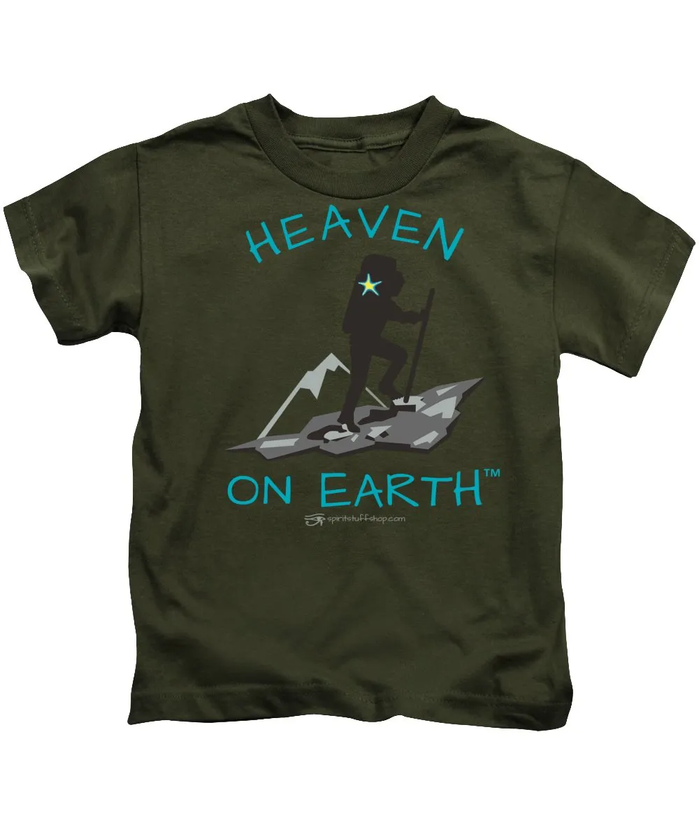 Hiker Heaven On Earth - Kids T-Shirt