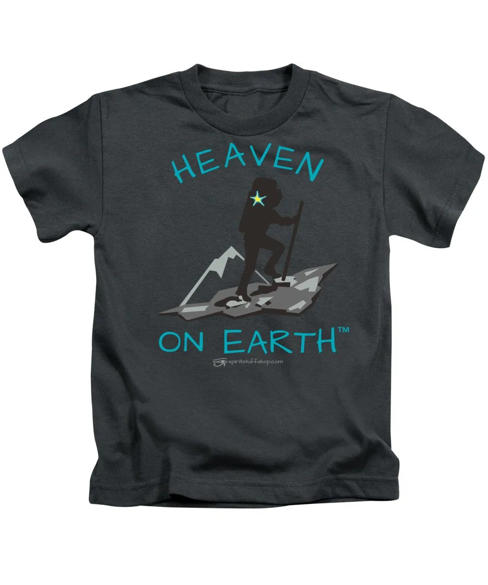 Hiker Heaven On Earth - Kids T-Shirt
