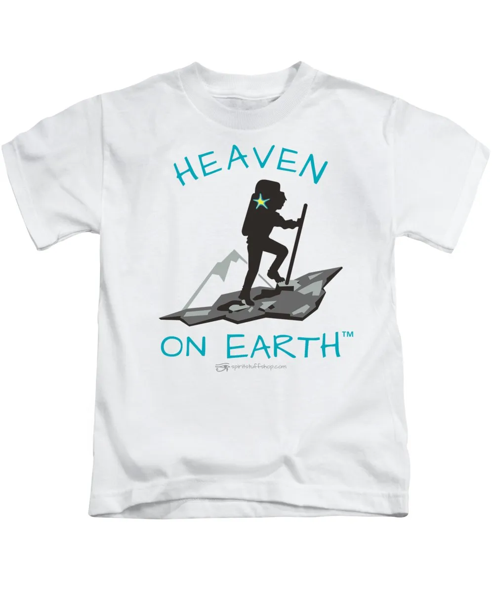 Hiker Heaven On Earth - Kids T-Shirt