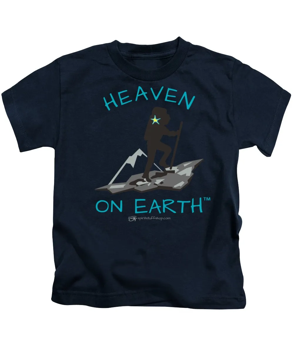 Hiker Heaven On Earth - Kids T-Shirt