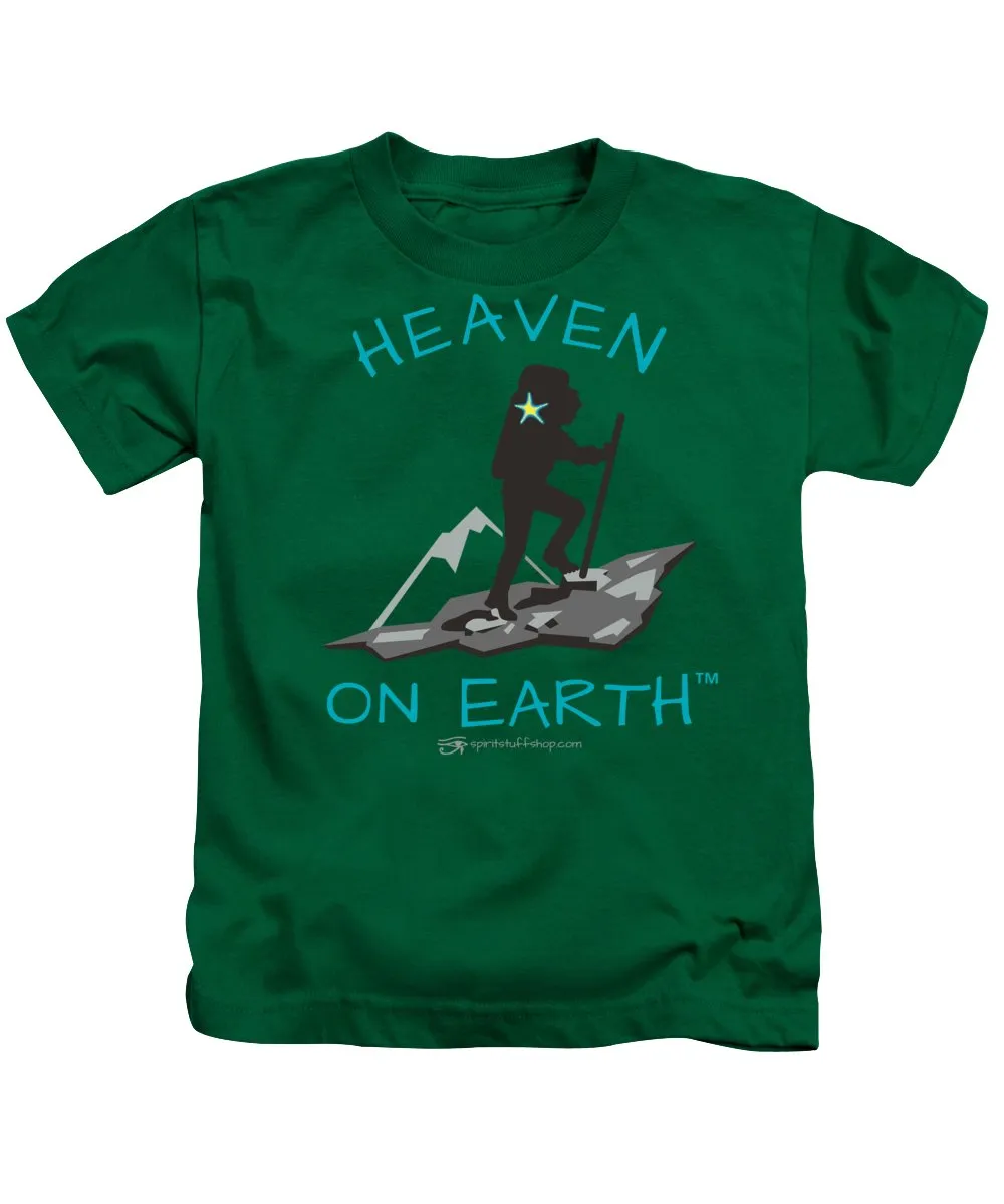 Hiker Heaven On Earth - Kids T-Shirt