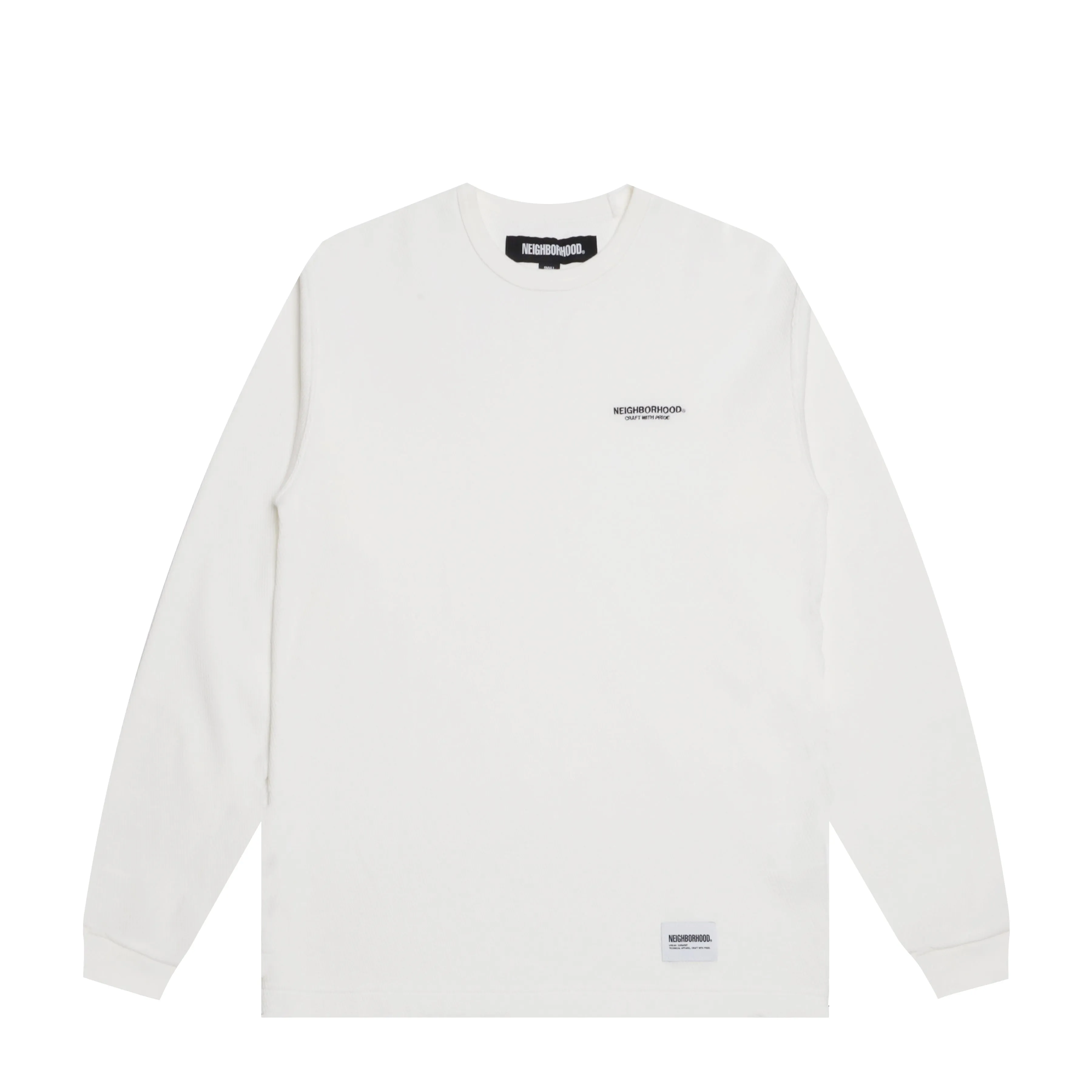 HONEYCOMB FABRIC CREWNECK LS