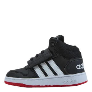 Hoops 2.0 Mid Shoes Core Black / Cloud White / Vivid Red