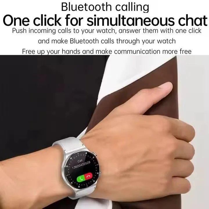 Hot sale 2025 QW33 Smart Watch Large HD Screen Waterproof Android IP67 Sports Smartwatch for Men Health Monitoring Step Answer Call