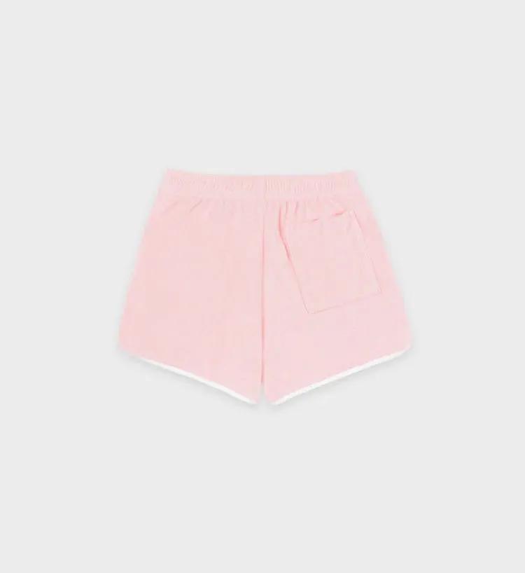 Hotel du Cap Cursive Terry Short - Eden Pink