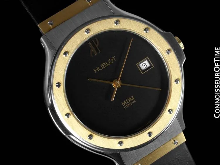 Hublot MDM Two-Tone Full Size Mens Watch - Stainless Steel & 18K Gold