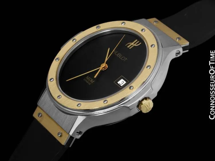 Hublot MDM Two-Tone Full Size Mens Watch - Stainless Steel & 18K Gold