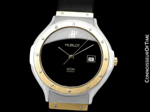 Hublot MDM Two-Tone Midsize Mens Watch - Stainless Steel & 18K Gold
